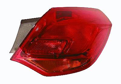 Feu arrière droit extérieur rouge modèle 5 porte pour OPEL ASTRA J de 2010 à 2012, Neuf