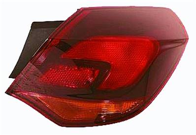Feu arrière droit extérieur rouge sombre modèle 5 porte pour OPEL ASTRA J de 2010 à 2012, Neuf