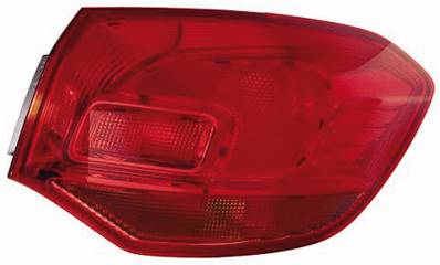 Feu arrière droit extérieur rouge modèle break pour OPEL ASTRA J de 2010 à 2012, Neuf