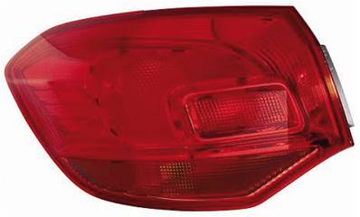 Feu arrière gauche extérieur rouge modèle break pour OPEL ASTRA J de 2010 à 2012, Neuf