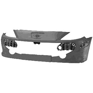 Pare-chocs avant avec trou antibrouillard à peindre pour PEUGEOT 307 de 2005 à 2007, Neuf