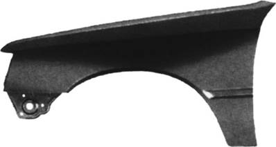 Aile avant gauche pour PEUGEOT 205 de 1983 à 1996, Neuve