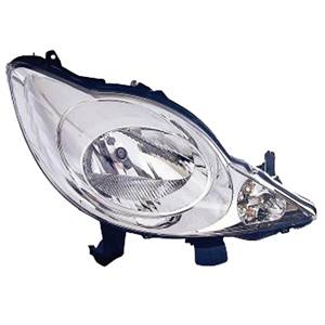Phare optique h4 droit pour PEUGEOT 107 de 2005 à 2012, Neuf