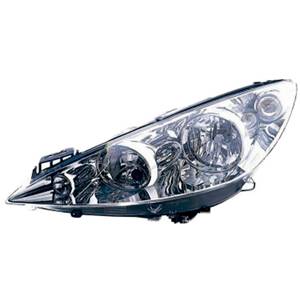 Phare optique h7+h1 gauche pour PEUGEOT 308 de 2007 à 2011, Neuf