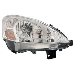 Phare optique h4 droit pour PEUGEOT PARTNER de 2008 à 2012, Neuf