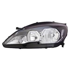 Phare optique h7+hb3 gauche avec corps noir pour PEUGEOT 308 de 2013 à 2017, Neuf