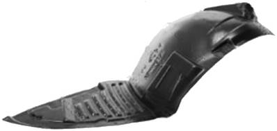 Pare boue avant gauche partie avant pour PEUGEOT 407 de 2004 à 2011, Neuf