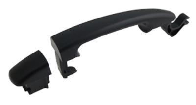 Poignée porte exterieure latéral coulissant droite gauche noire pour CITROEN JUMPY de 2007 à 2016,