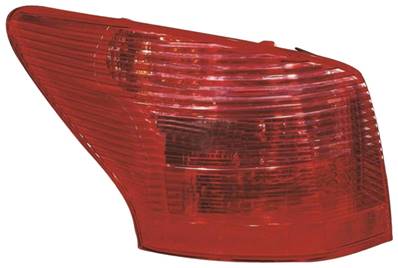 Feu arrière modèle break gauche 5/04>6/08 pour PEUGEOT 407 de 2004 à 2011, Neuf