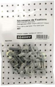 Kit vis et fixation complet POUR ASSEMBLÉE PROTECTION MOTEUR A 2009 pour PEUGEOT 307 de 2005 à 2007,