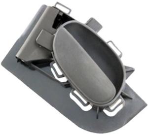 Poignée interne avant/arrière gauche gris pour PEUGEOT 206 de 1998 à 2009,