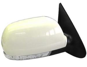 Rétroviseur gauche électrique degivrant rabattable avec indicateur direction à peindre pour HYUNDAI SANTA FE RY de 2010 à 2012, Neuf