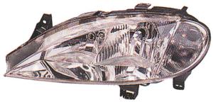 Phare optique h7+h1 gauche pour RENAULT MEGANE de 1999 à 2002, Neuf