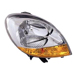 Phare optique h4 droit avec indicateur direction orange pour NISSAN KUBISTAR de 2003 à 2008, Neuf