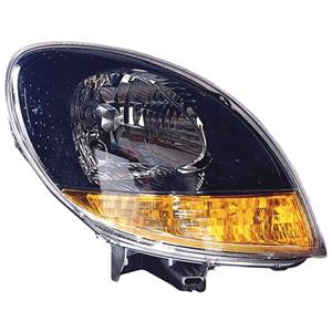 Phare optique h4 droit électrique avec feu avant orange modèle 4x4 pour RENAULT KANGOO II de 2003 à 2008, Neuf