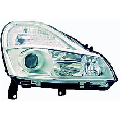 Phare optique droit h1+h1+ h1 pour RENAULT MODUS de 2008 à 2013, Neuf