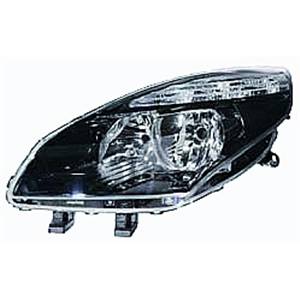 Phare optique h7+h7 gauche pour RENAULT SCENIC de 2009 à 2011, Neuf