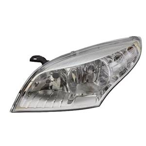 Phare optique h7+h7 gauche avec corps chromée électrique pour RENAULT MEGANE III de 2008 à 2012, Neuf