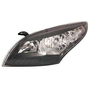 Phare optique h7+h7 gauche avec corps noir électrique pour RENAULT MEGANE III de 2008 à 2012, Neuf