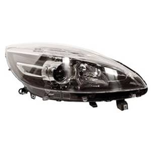 Phare optique h7+h7 droit avec corps noir pour RENAULT SCENIC RY de 2012 à 2013, Neuf