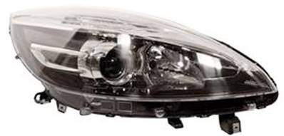 Phare optique h7+h7 droit avec corps noir pour RENAULT SCENIC RY de 2012 à 2013, Neuf
