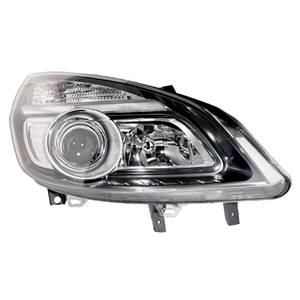 Phare optique h7+h1 droit avec corps noir pour RENAULT SCENIC de 2006 à 2009, Neuf