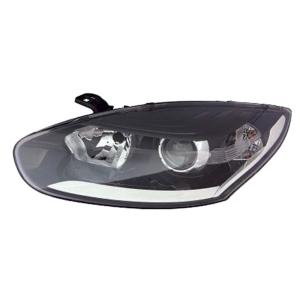 Phare optique h7+h7 gauche avec feu diurne avec corps noir pour RENAULT MEGANE de 2014 à 2016, Neuf