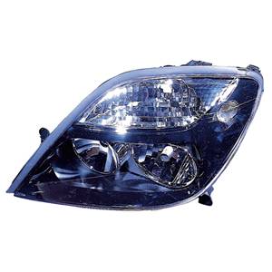 Phare optique h7+h1 gauche avec corps noir modèle rx4 pour RENAULT SCENIC de 1999 à 2003, Neuf