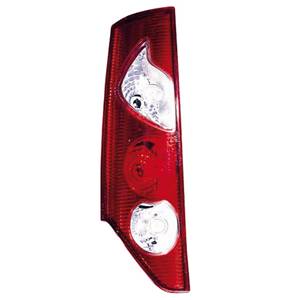 Feu arrière incolore-rouge gauche modèle avec hayon unique pour RENAULT KANGOO de 2008 à 2012, Neuf
