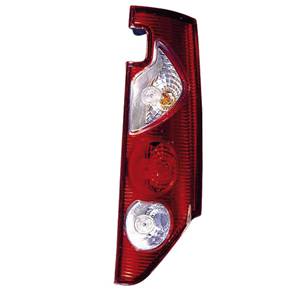 Feu arrière incolore-rouge droit modèle avec 2 porte battante pour RENAULT KANGOO de 2008 à 2012, Neuf