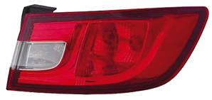 Feu arrière extérieur rouge incolore droit pour RENAULT CLIO IV de 2012 à 2016, Neuf
