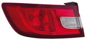 Feu arrière extérieur rouge incolore gauche pour RENAULT CLIO IV de 2012 à 2016, Neuf