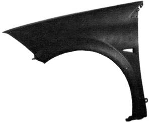 Aile avant gauche avec trou modèle berline pour RENAULT MEGANE de 2002 à 2005, Neuve