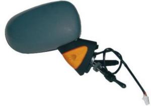 Rétroviseur droit mécanique avec sonde avec indicateur direction à peindre pour RENAULT MODUS de 2004 à 2008, Neuf