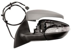 Rétroviseur gauche électrique degivrant avec indicateur direction modèle 6 épingle à peindre pour VOLKSWAGEN SCIROCCO de 2008 à 2014, Neuf