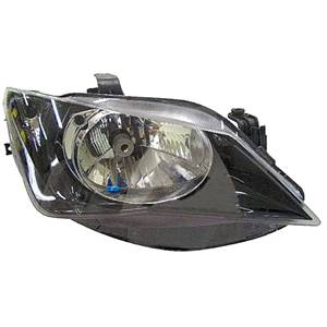 Phare optique h4 droit c/1 parabole avec corps noir pour SEAT IBIZA RY de 2012 à 2015, Neuf