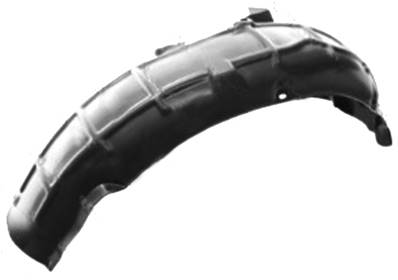 Pare boue avant gauche partie arrière pour SKODA OCTAVIA de 2004 à 2009, Neuf