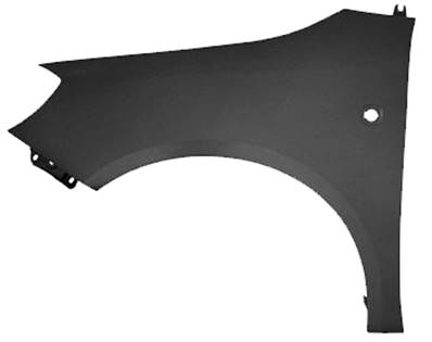 Aile avant gauche avec trou pour SKODA FABIA de 2007 à 2010, Neuve