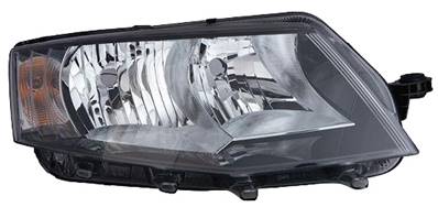 Phare optique h7+h15 droit avec corps noir pour SKODA OCTAVIA de 2013 à 2016, Neuf