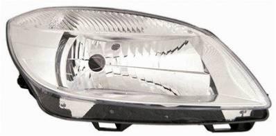 Phare optique h4 droit pour SKODA FABIA RY de 2010 à 2014, Neuf