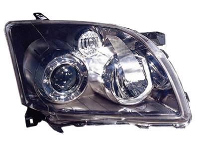 Phare optique h7+h1 droit avec corps noir pour TOYOTA AVENSIS de 2006 à 2009, Neuf