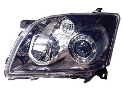 Phare optique h7+h1 gauche avec corps noir pour TOYOTA AVENSIS de 2006 à 2009, Neuf