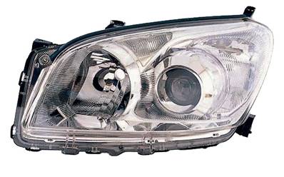 Phare optique h11+hb3 gauche avec corps chromée pour TOYOTA RAV 4 RY de 2009 à 2010, Neuf