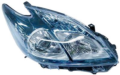 Phare optique h11+hb3 droit avec corps bleu modèle plug en pour TOYOTA PRIUS de 2011 à 2015, Neuf