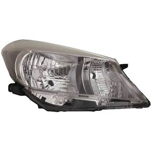 Phare optique h4 droit avec corps noir adaptable koito pour TOYOTA YARIS de 2011 à 2014, Neuf