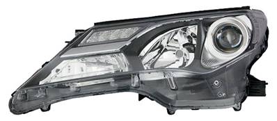 Phare optique hb3+hb3 gauche avec indicateur direction à led avec corps noir pour TOYOTA RAV 4 de 2013 à 2015, Neuf