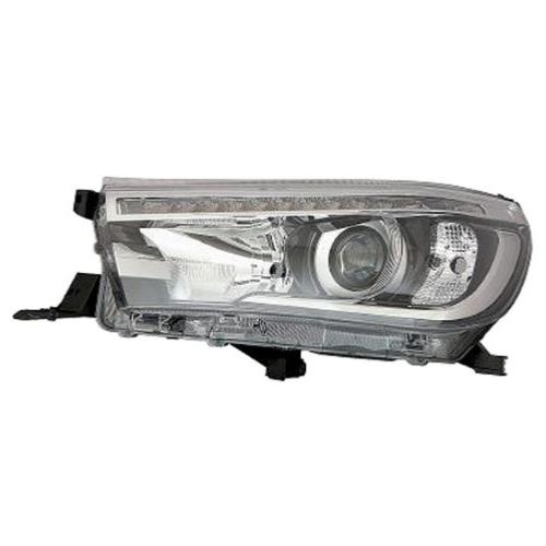Phare optique hb3 gauche avec feu diurne à led pour TOYOTA HILUX PICK UP depuis 2016, Neuf
