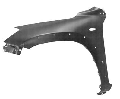 Aile avant gauche avec trou et avec trou codolino pour TOYOTA RAV 4 de 2006 à 2009, Neuve