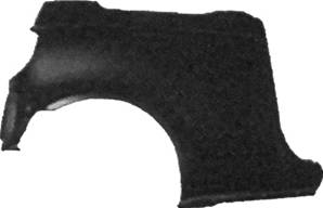 Aile arrière droite modèle 3 porte pour TOYOTA YARIS de 1999 à 2003, Neuve