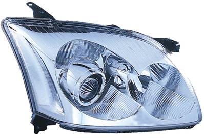 Phare optique h7+h1 droit adaptable koito pour TOYOTA AVENSIS de 2003 à 2006, Neuf